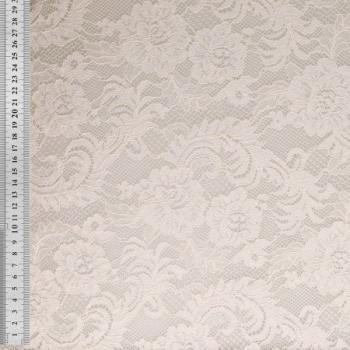 Preview: Baumwoll Nylon Spitze Weiß